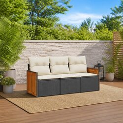 Specifications of 3-Piece Modular Garden Sofa Set