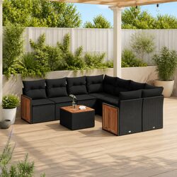 Specifications of 9-Piece Modular Garden Sofa Set