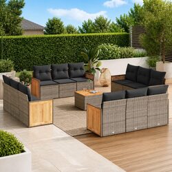 Detailed Specifications of 13-Piece Outdoor Sofa Set