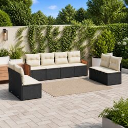 Specifications of 8 Piece Outdoor Modular Garden Sofa Set