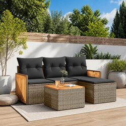 Specifications of 5-Piece Modular Garden Sofa Set