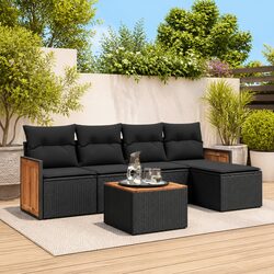6-Piece Outdoor Garden Sofa Set: Specs and Features