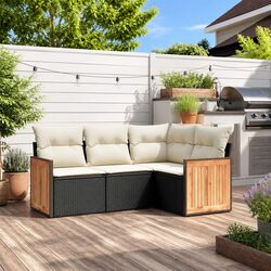 4-Piece Garden Sofa Set: Dimensions & Specs Inside