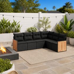 Specifications of 6-Piece Garden Sofa Set with Cushions