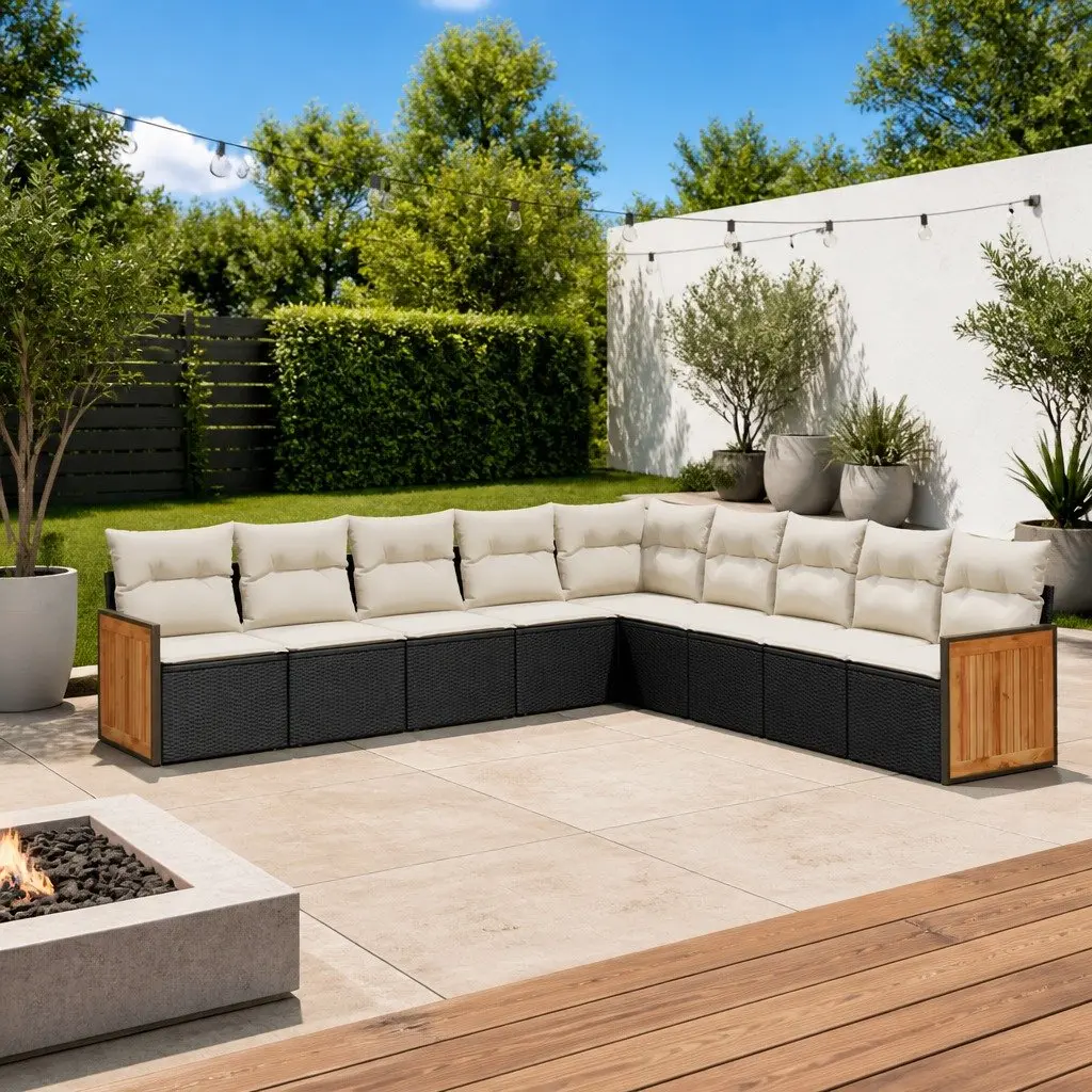 9-Piece Modular Garden Sofa Set
