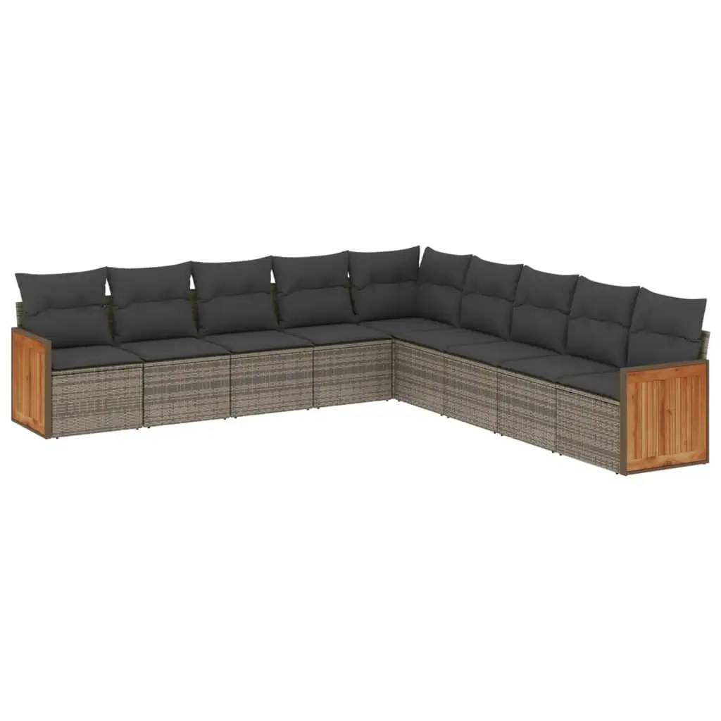 9 Piece Modular Garden Sofa Set