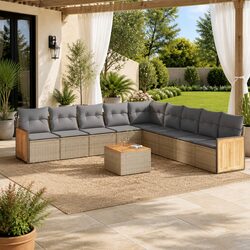 10 Piece Modular Garden Sofa Set Specifications and Details