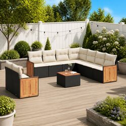 10 Piece Outdoor Garden Sofa Set - Specs and Details