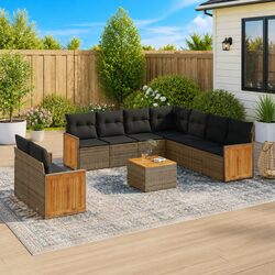 10-Piece Outdoor Sofa Set: Specifications and Details