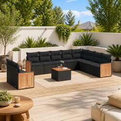 11 Piece Outdoor Garden Sofa Set: Specs and Details