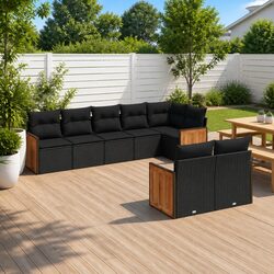 8-Piece Modular Garden Sofa Set Specifications