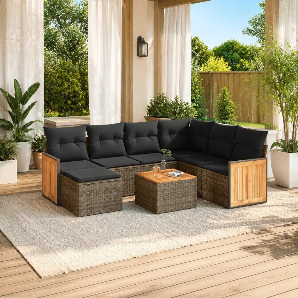 8-Piece Modular Garden Sofa Set