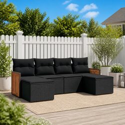 Specifications of the 6 Piece Outdoor Rattan Sofa Set
