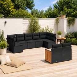 9-Piece Garden Sofa Set: Specifications and Features