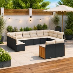Specifications of 12-Piece Modular Garden Sofa Set