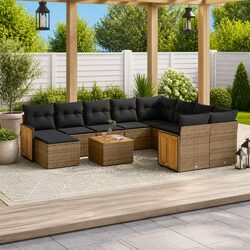 Specifications of the 11-Piece Modular Garden Sofa Set
