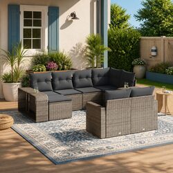 Detailed Specifications of the 10-Piece Outdoor Sofa Set