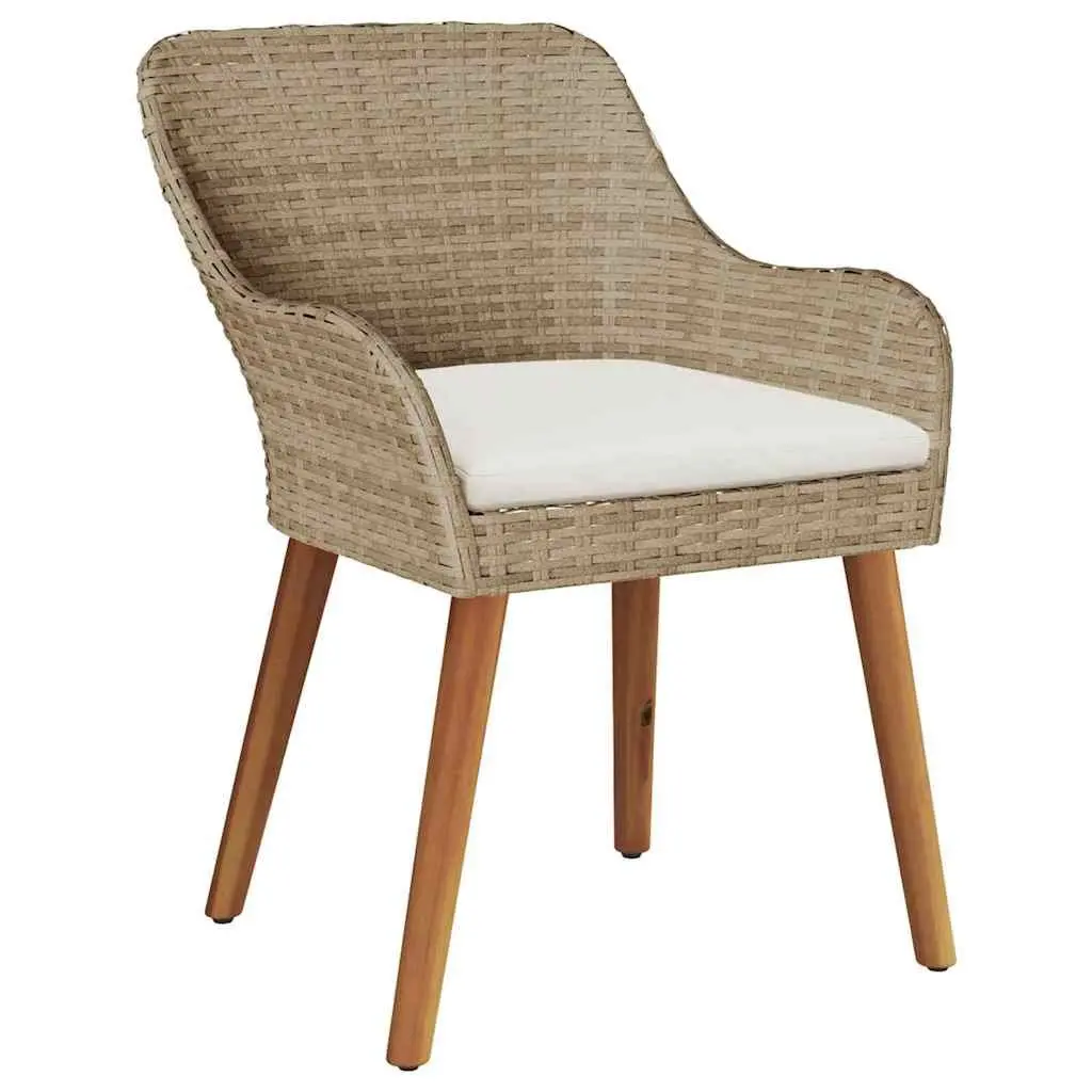 5-Piece Outdoor Dining Set in Beige