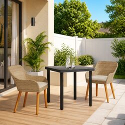Specifications of 3 Piece Outdoor Dining Set with Cushions