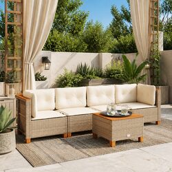 5 Piece Outdoor Garden Sofa Set - Specs and Features
