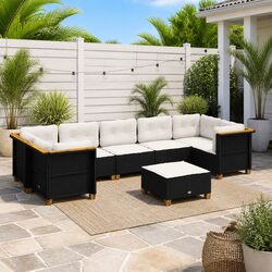 Specifications of 8-Piece Modular Outdoor Sofa Set