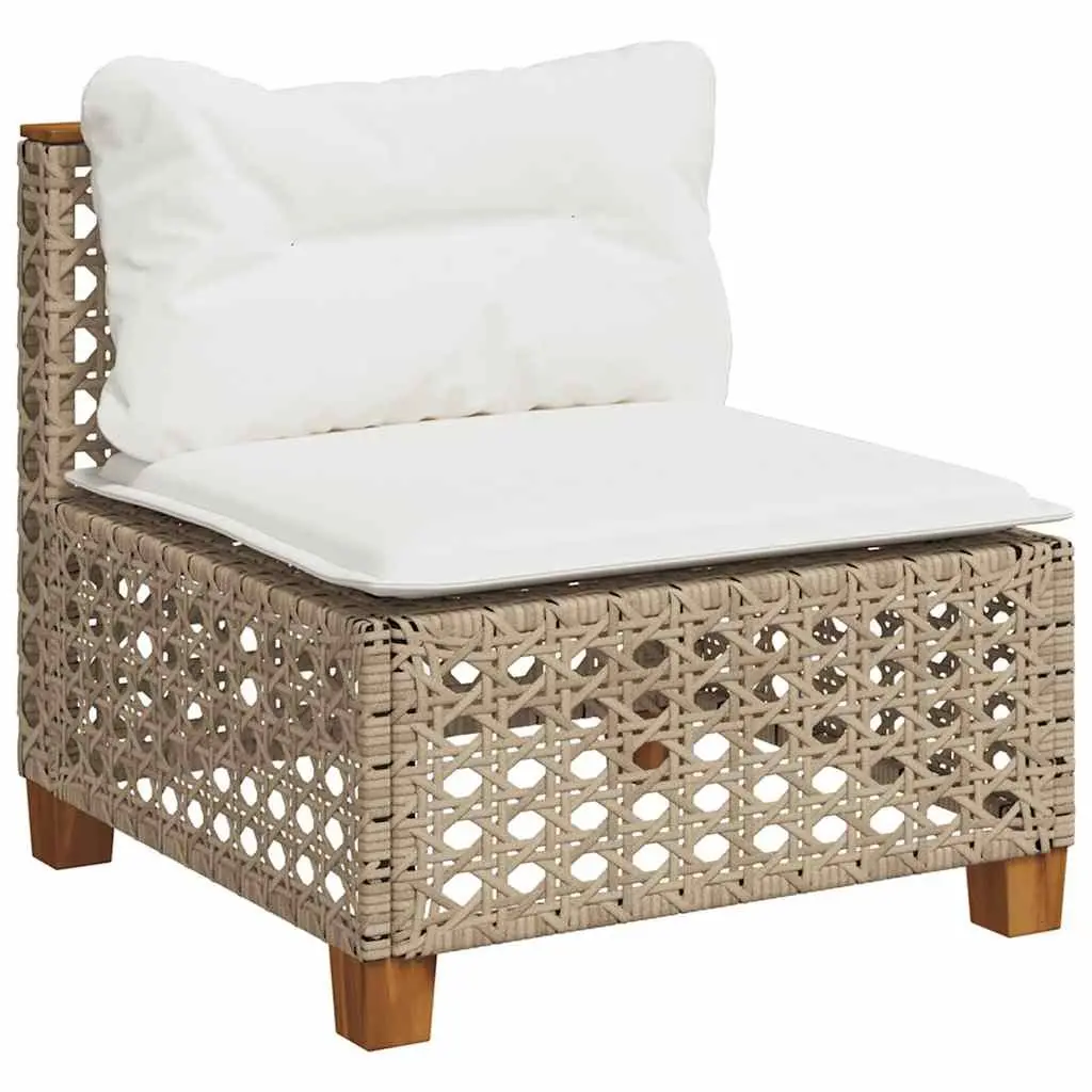 Garden Sofa Set Outdoor Furniture 5 Piece Patio Lounge Seating Beige