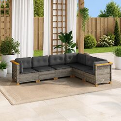 6-Piece Grey Outdoor Sofa Set Specifications