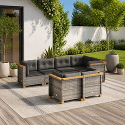 Grey Modular 7 Piece Garden Sofa Set Specifications