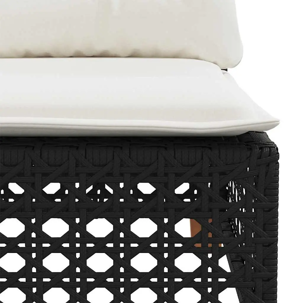 7 Piece Garden Sofa Set Outdoor Patio Furniture Black