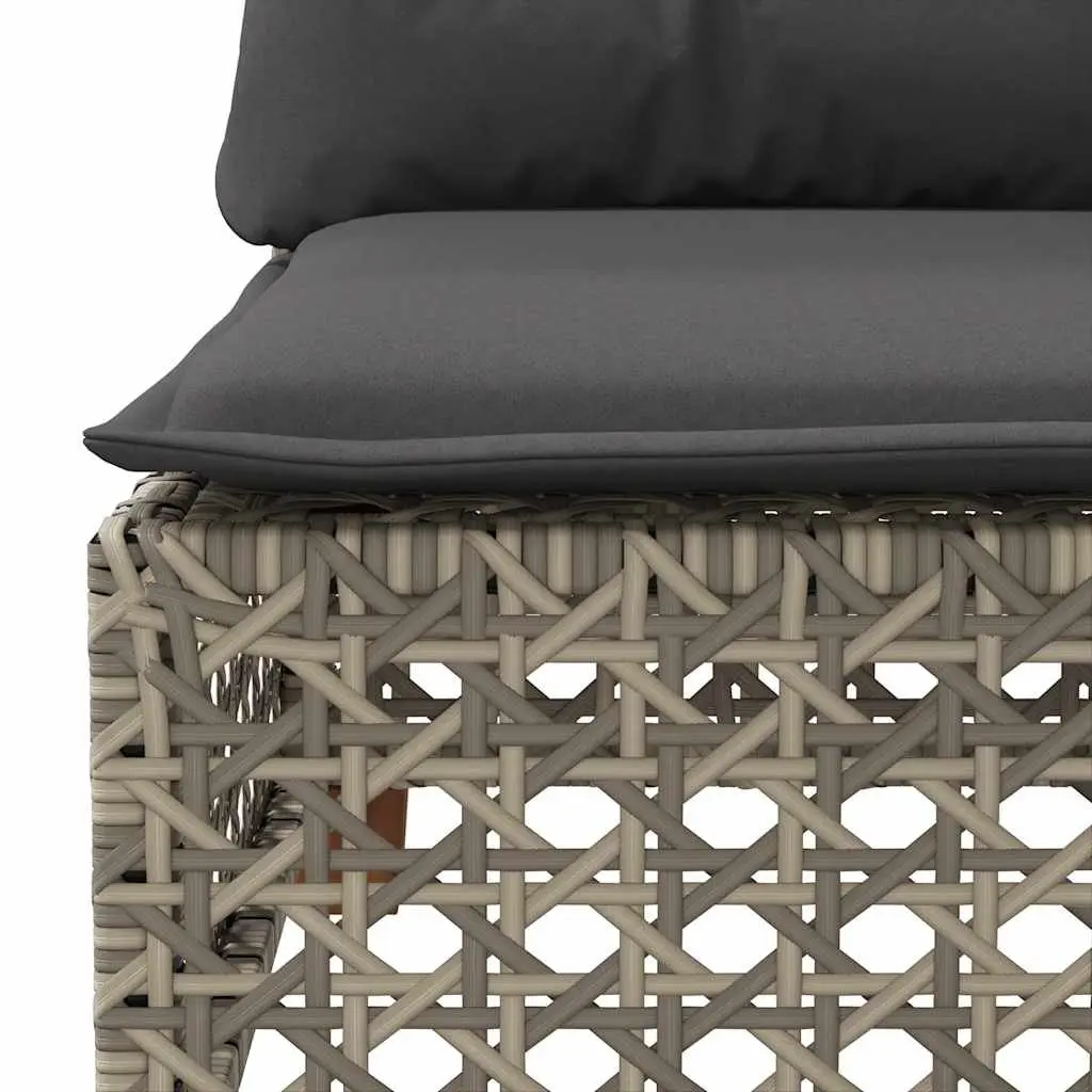 Garden Sofa Set 7 Piece Outdoor Furniture Patio Lounge Grey