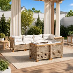 Specifications of the 7-Piece Garden Sofa Set