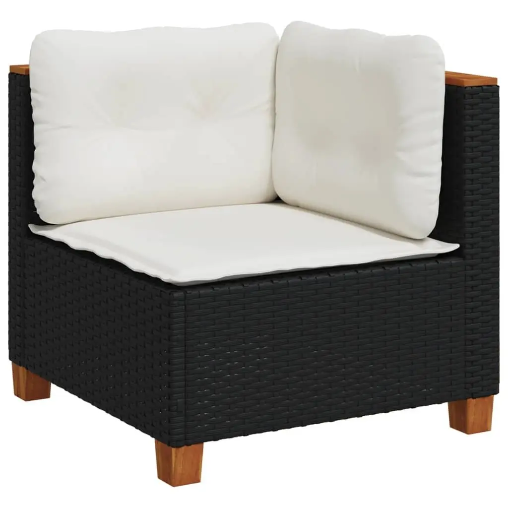 Garden Sofa Set Outdoor Furniture Patio Lounge 8 Piece Black