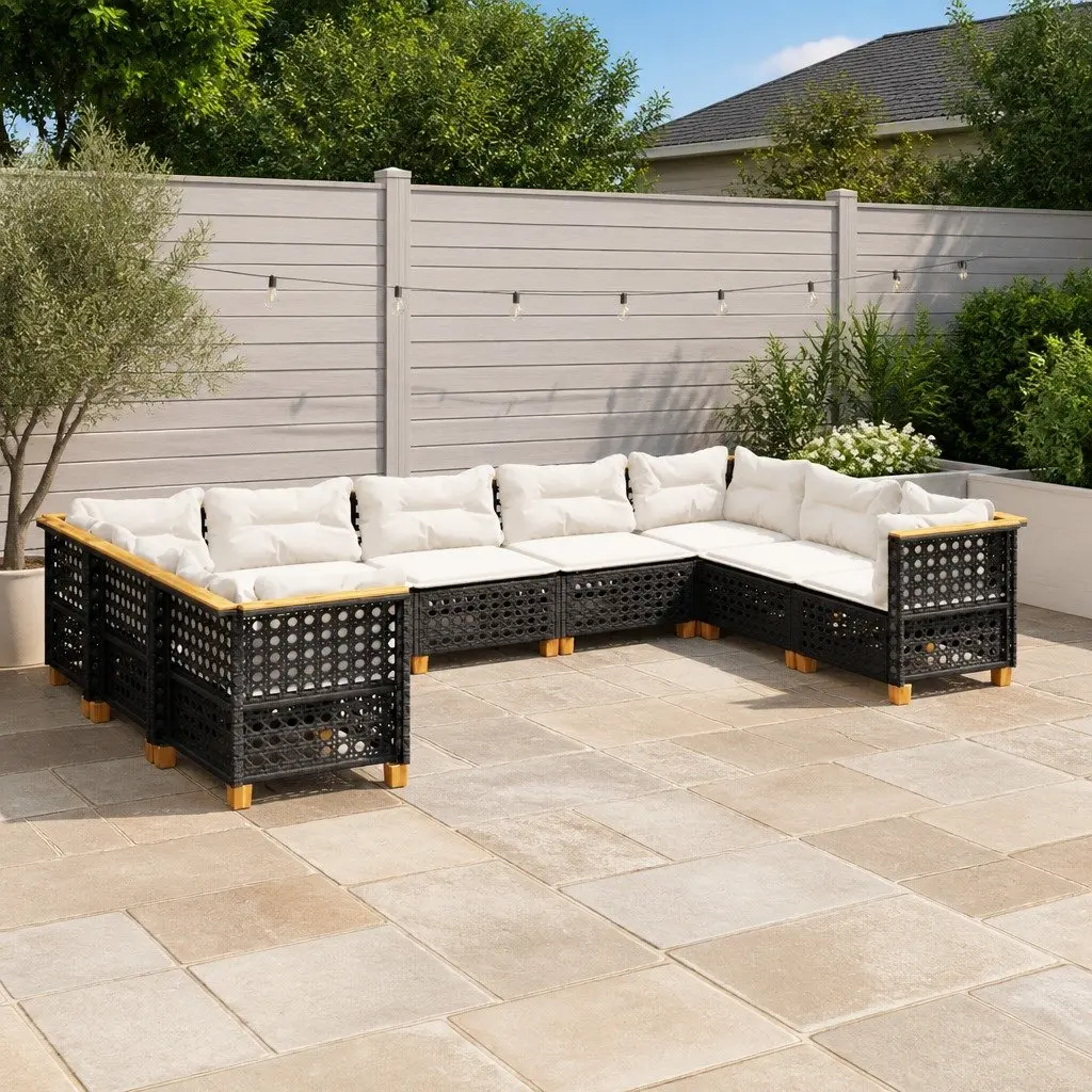 Garden Sofa Set Outdoor Furniture Patio 9 Piece