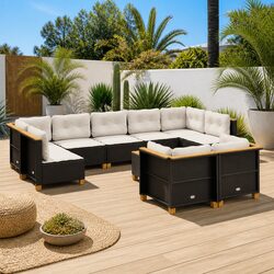 Specifications of 10 Piece Garden Sofa Set for Outdoors