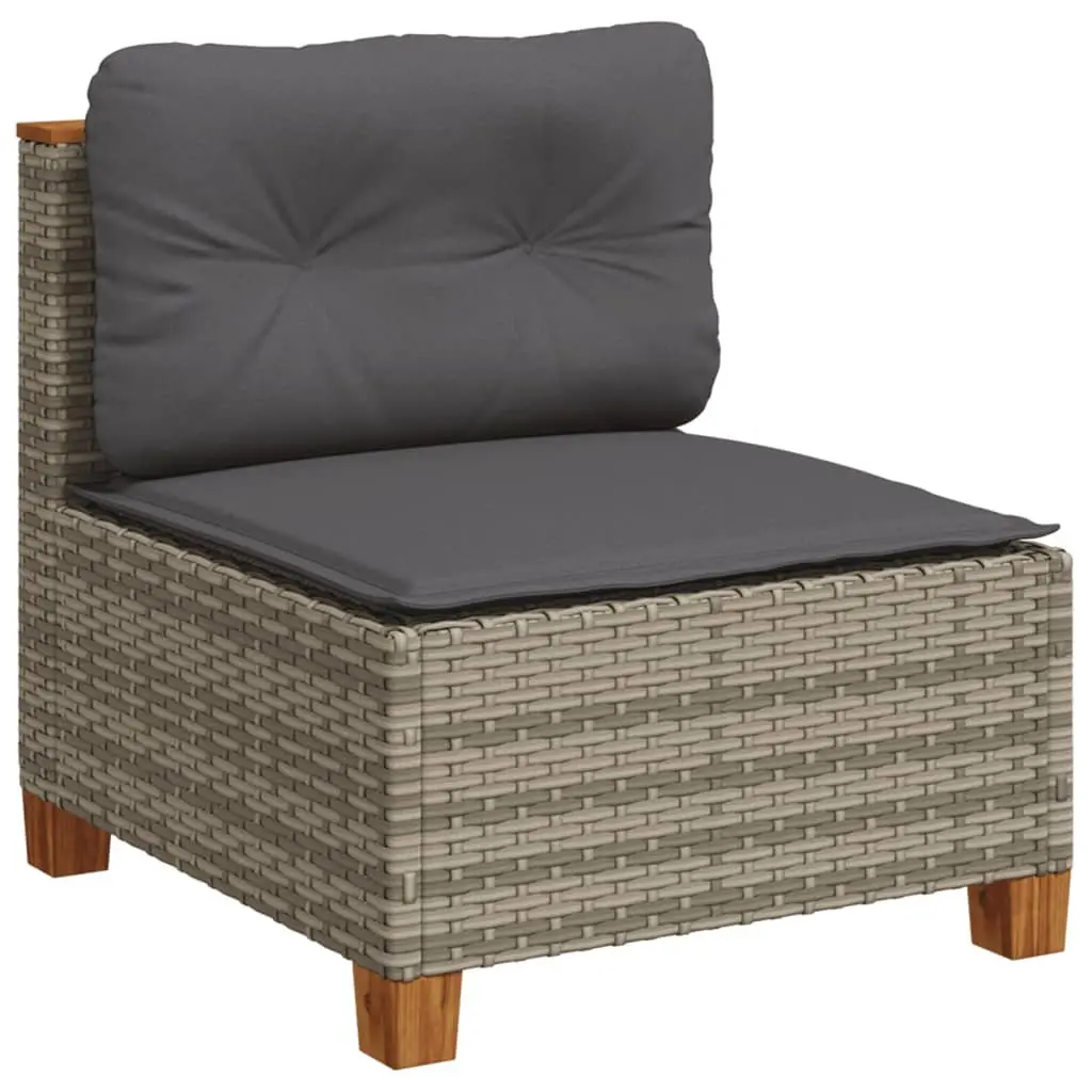 10-Piece Grey Garden Sofa Set
