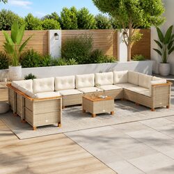 Factual Breakdown: 11-Piece Garden Sofa Set Specifications
