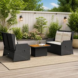 3 Piece Outdoor Lounge Set: Specs and Features