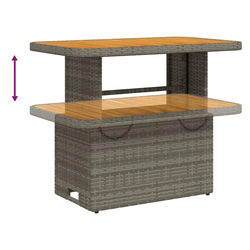 3-Piece Grey Garden Lounge Set
