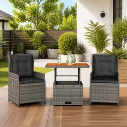 3 Piece Bistro Set: Dimensions, Materials, and Features