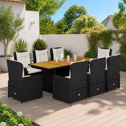9 Piece Garden Dining Set: Specifications & Features