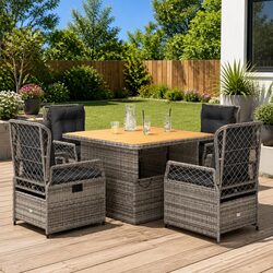 5-Piece Garden Dining Set: Dimensions, Materials & More