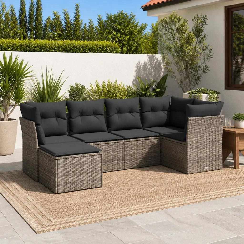 6-Piece Modular Garden Sofa Set