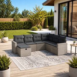 Specifications of 7 Piece Outdoor Garden Sofa Set