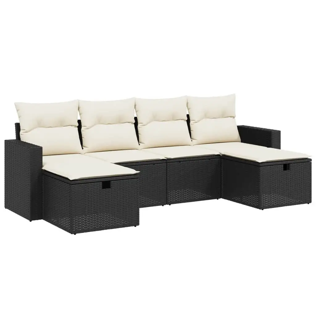 6 Piece Modular Garden Sofa Set