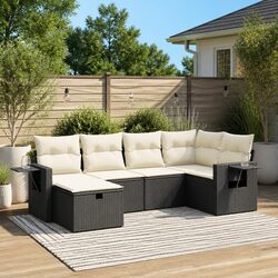 Specifications of 6-Piece Outdoor Sofa Set with Cushions