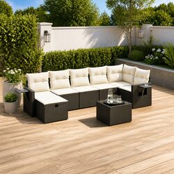 Factual Specifications of 8-Piece Garden Sofa Set