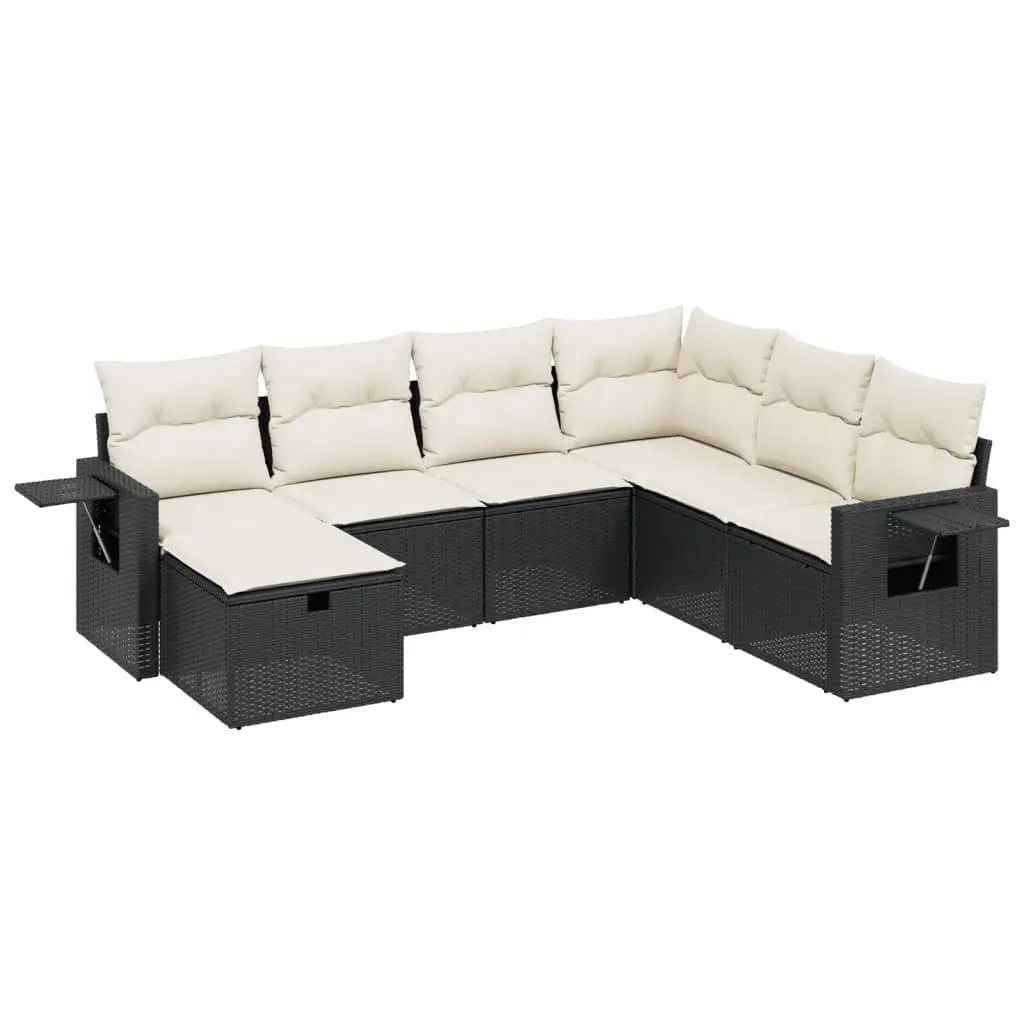 7 Piece Garden Sofa Set with Cushions