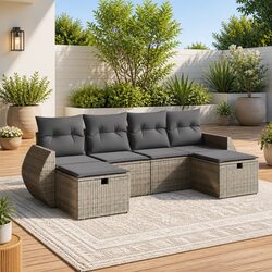 Specifications of 6-Piece Modular Outdoor Sofa Set