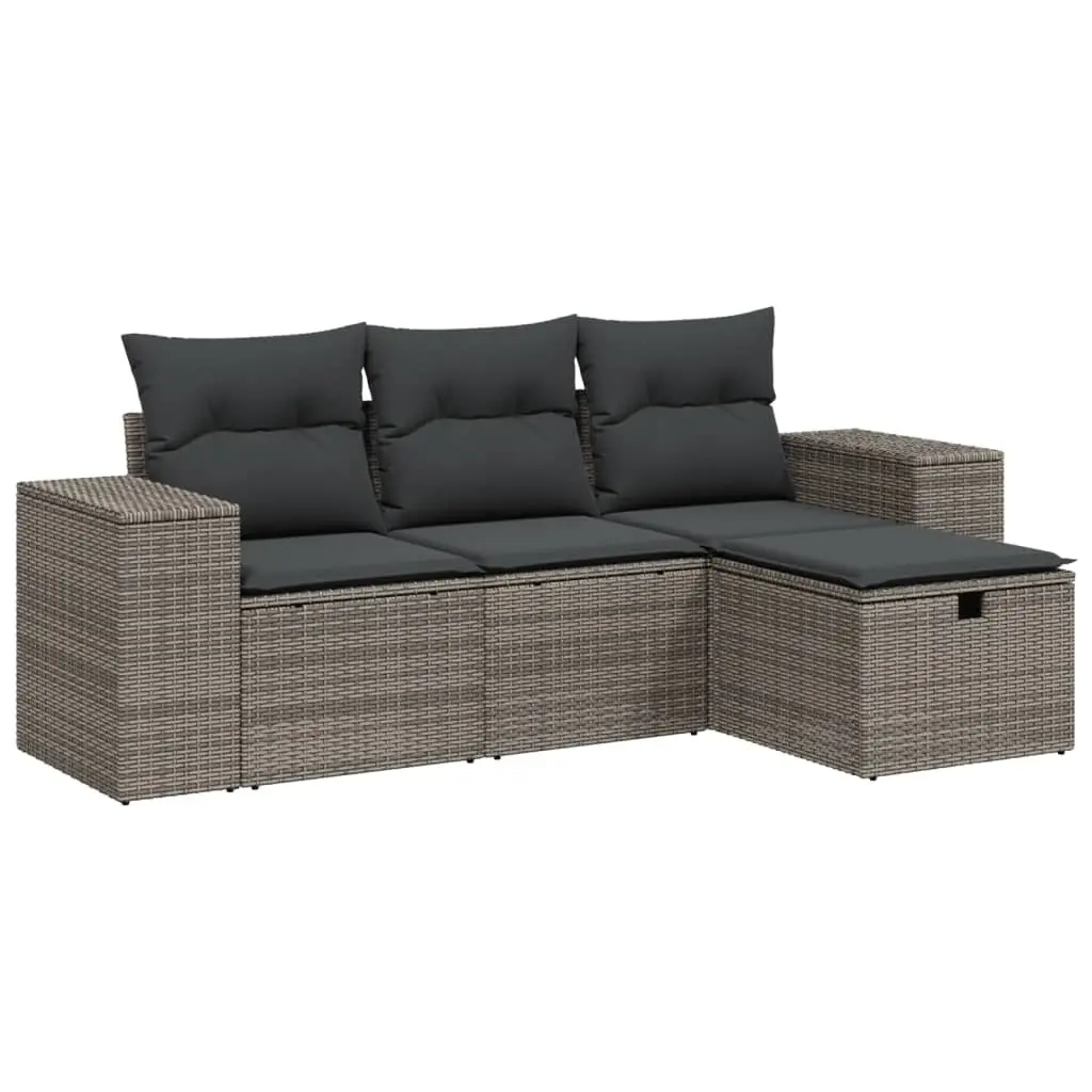 4 Piece Modular Garden Sofa Set