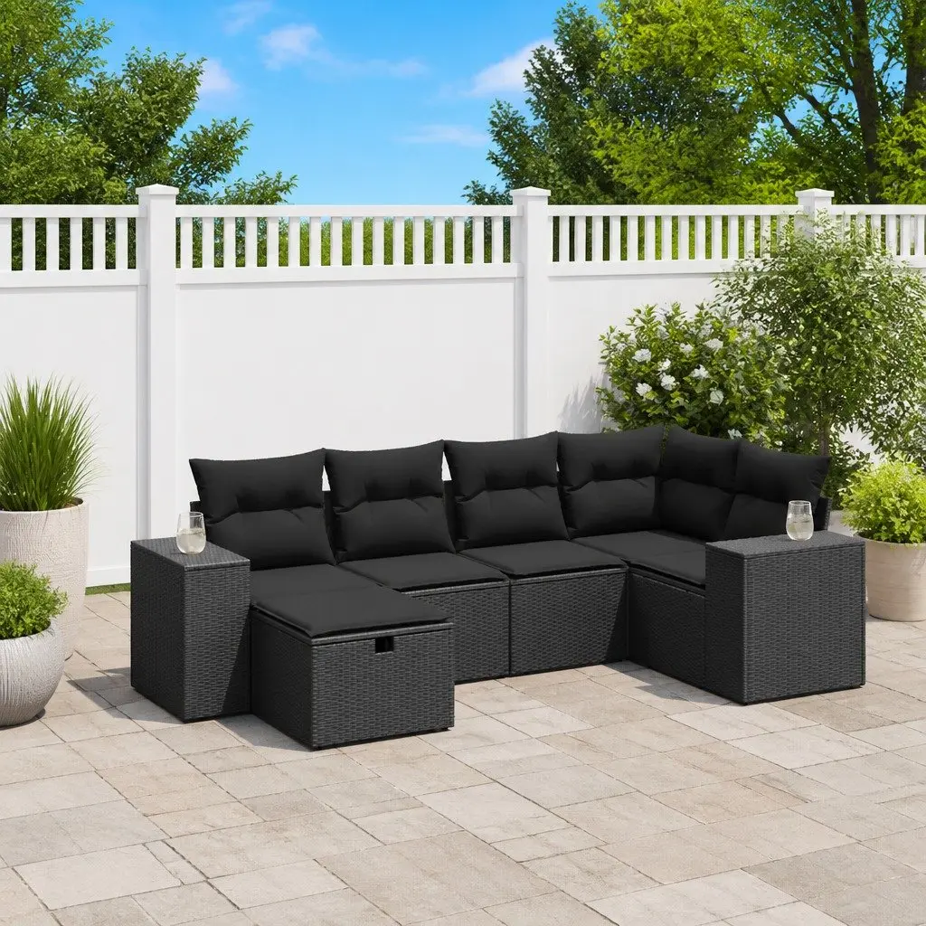 6 Piece Modular Garden Sofa Set